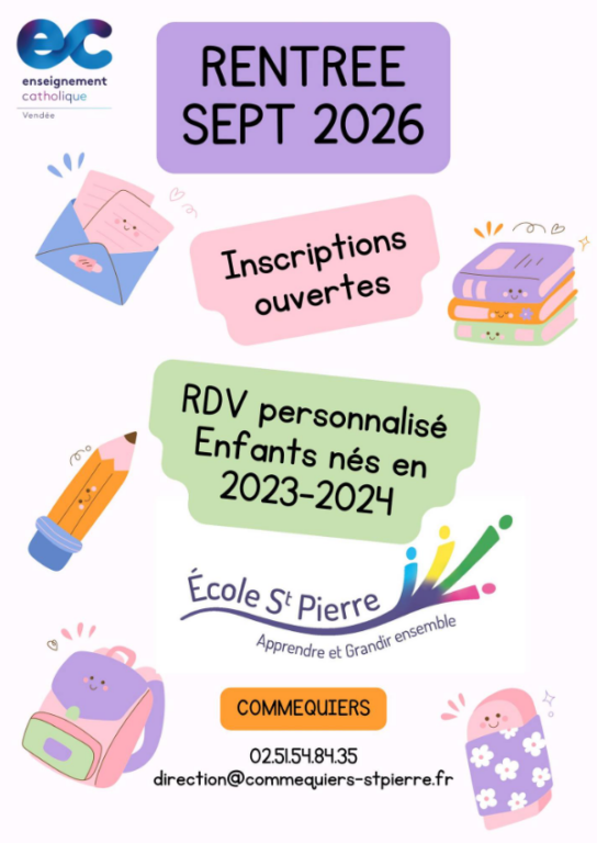 Inscriptions !